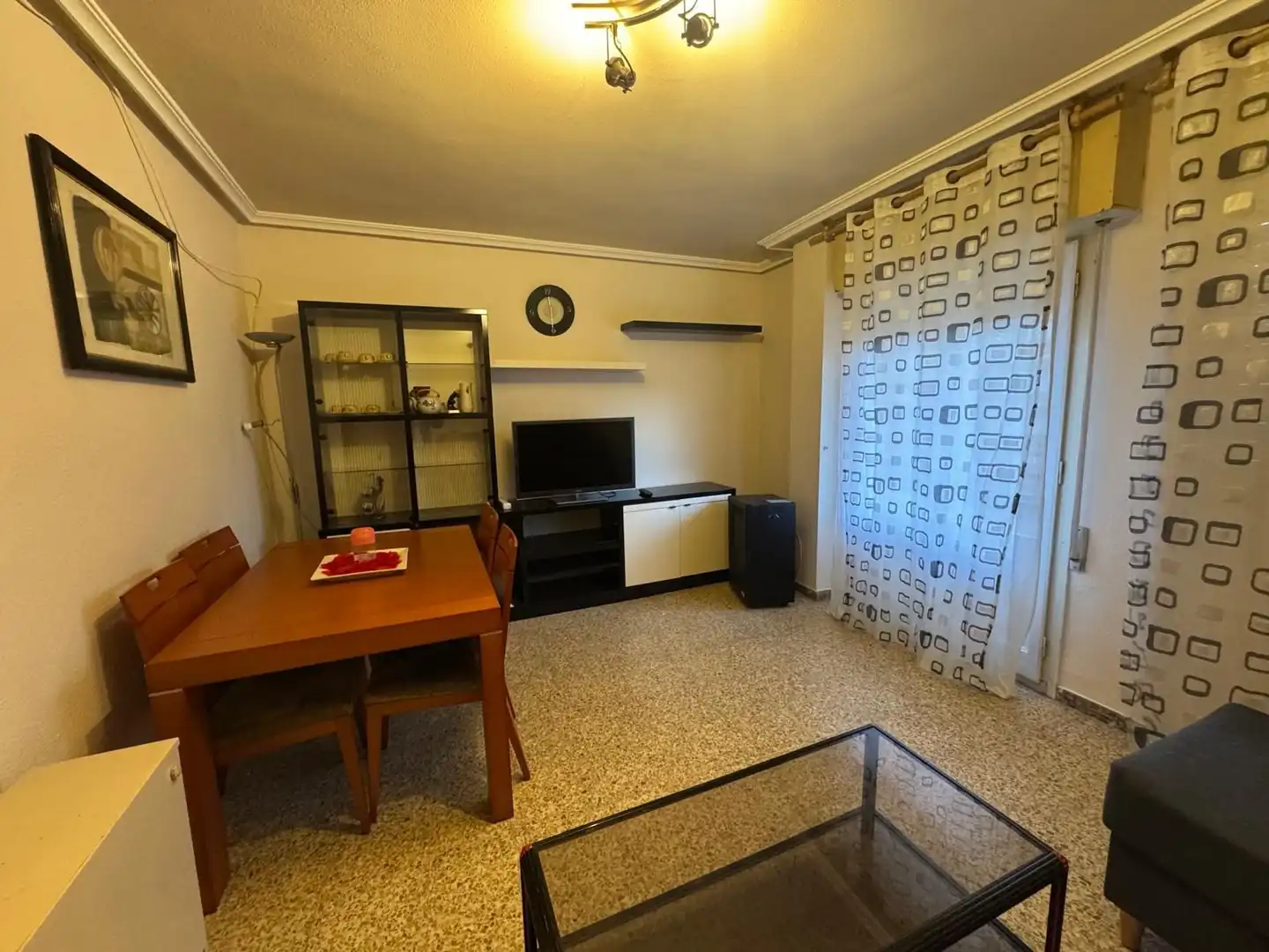 Living room of Flat for rent in Illueca  with Heating and Furnished