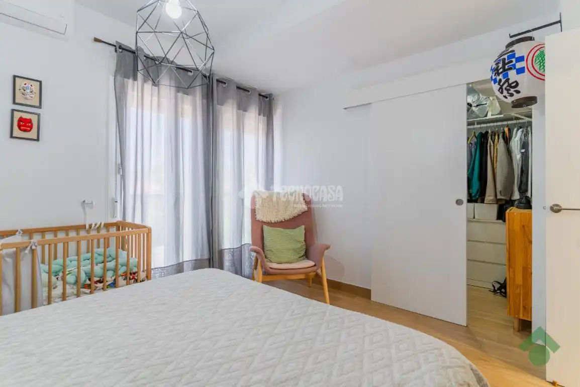 Schlafzimmer von Wohnung zum Verkauf in Jerez de la Frontera mit Klimaanlage und Terrasse