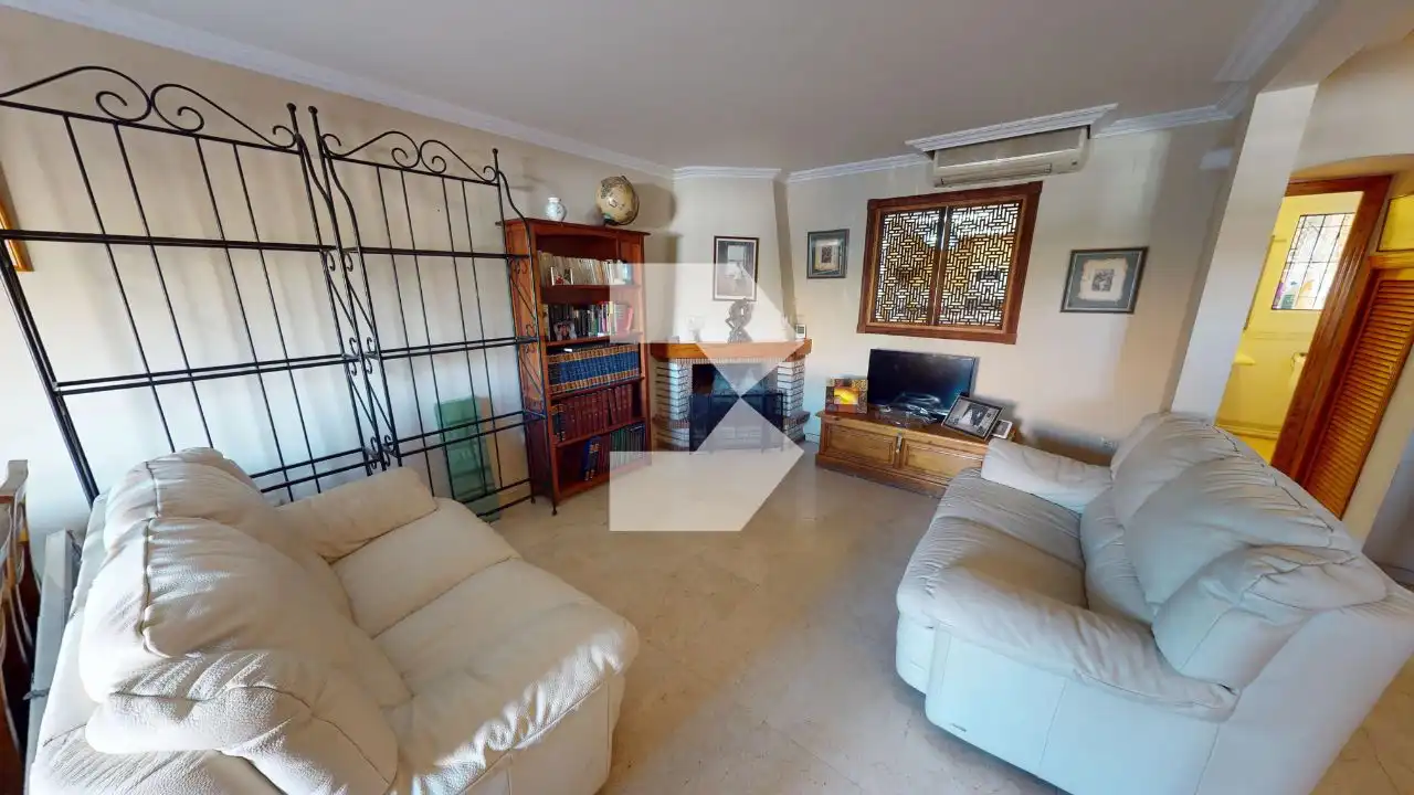 Living room of Detached homes for sale in El Campello  with Air Conditioner, Terrace and Furnished