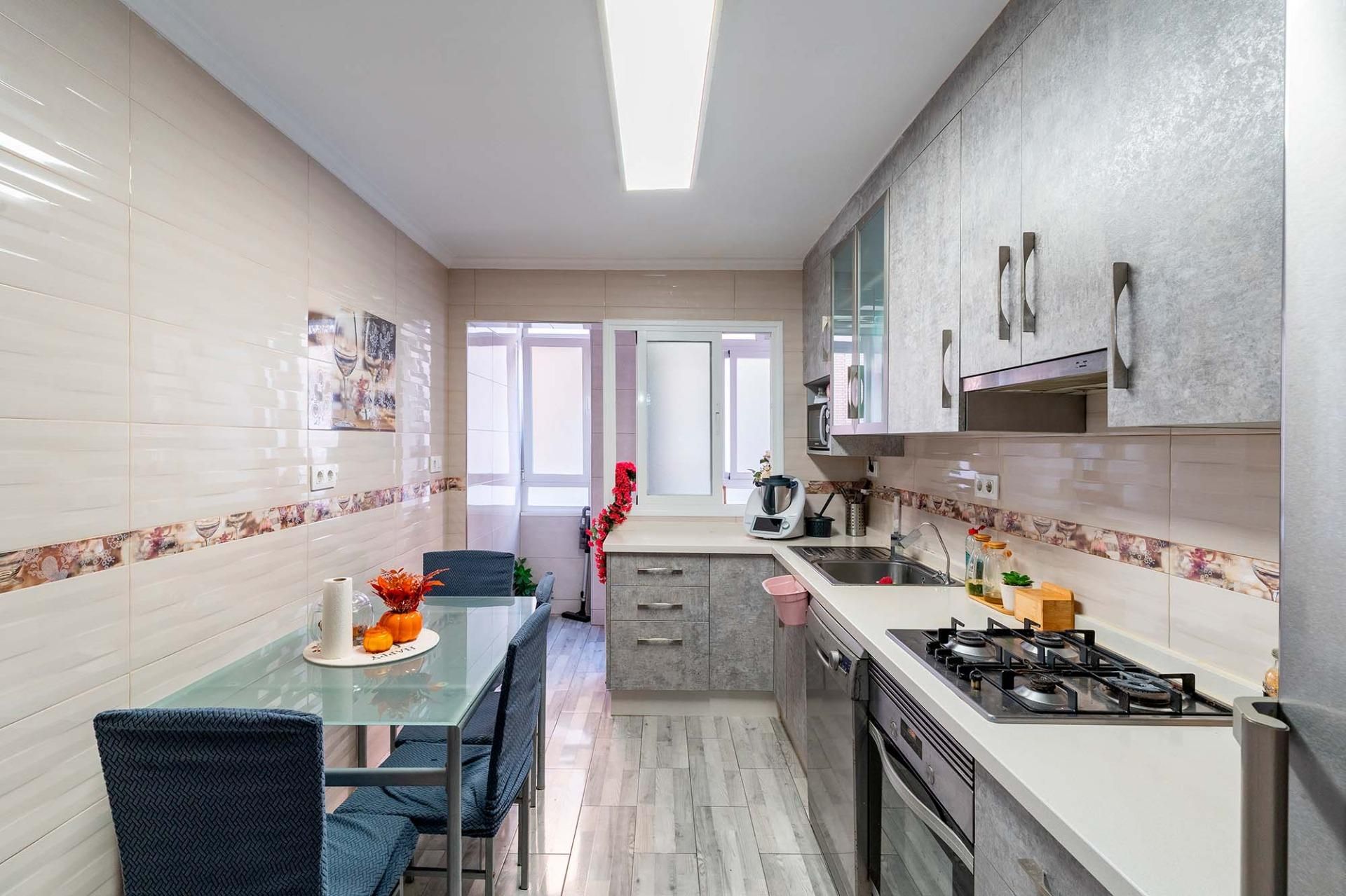 Kitchen of Flat for sale in El Ejido  with Air Conditioner, Terrace and Balcony