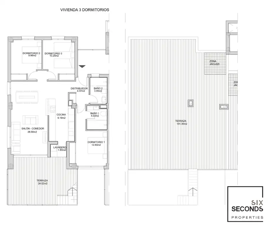 Penthouse mit Pool zum Verkauf in Orihuela Costa, imagen 2