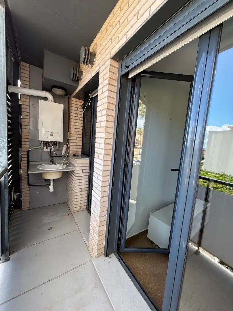 Terraza de Piso de alquiler en Carlet con Aire acondicionado, Calefacción y Trastero
