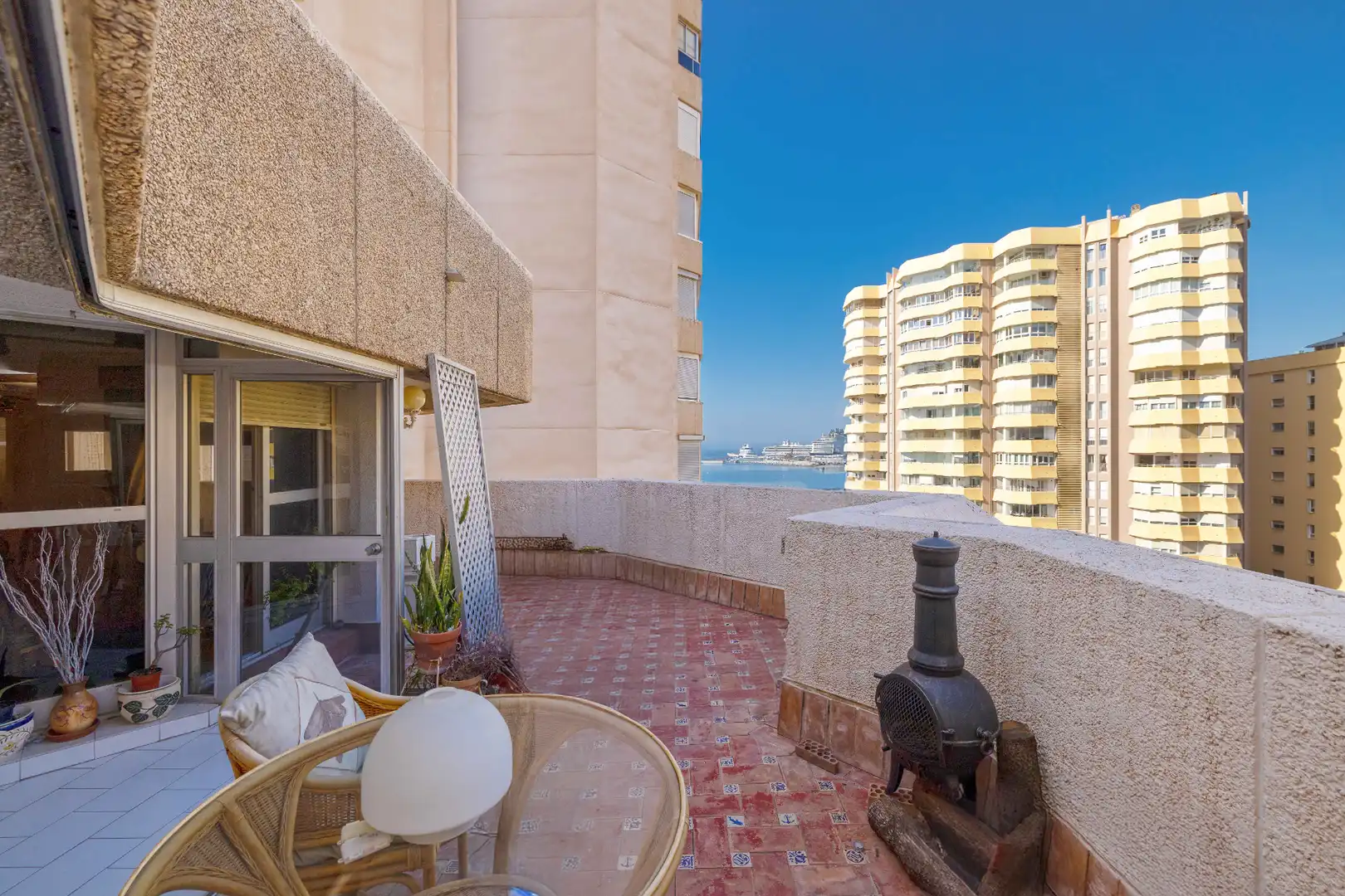 Terrace of Attic for sale in Málaga  with Air Conditioner, Heating and Terrace