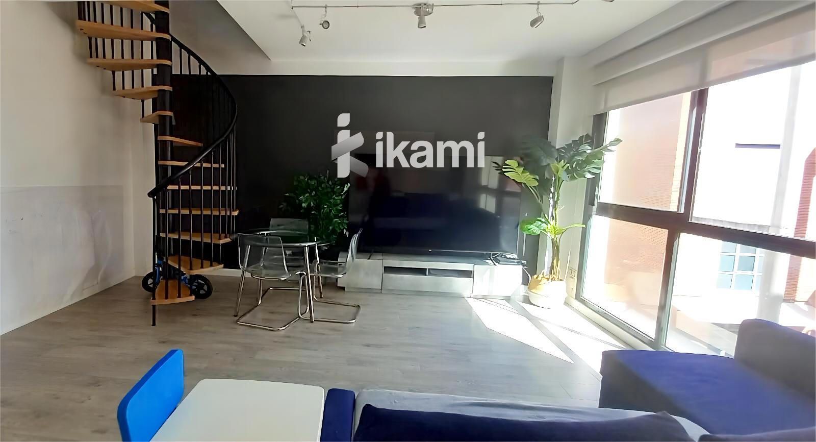 Living room of Attic for sale in  Madrid Capital  with Air Conditioner, Heating and Terrace