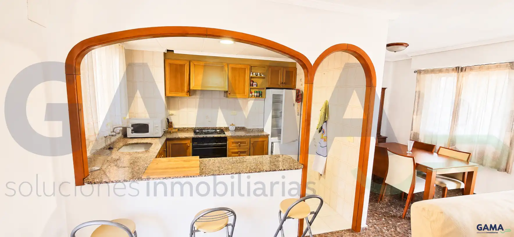 Kitchen of Attic for sale in Sueca  with Terrace, Storage room and Furnished