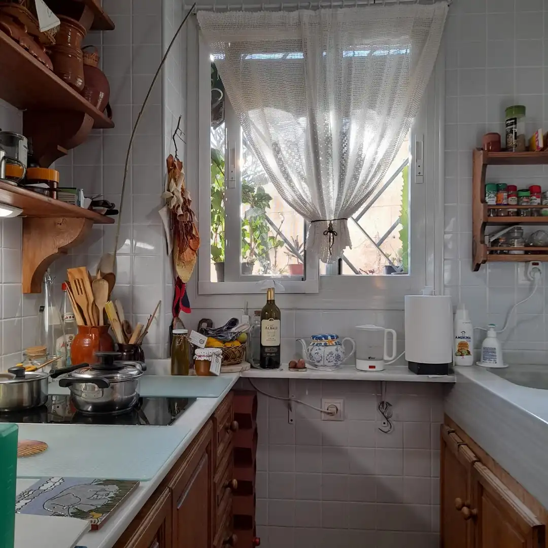 Kitchen of Apartments for sale in Málaga  with Air Conditioner, Private garden and Terrace
