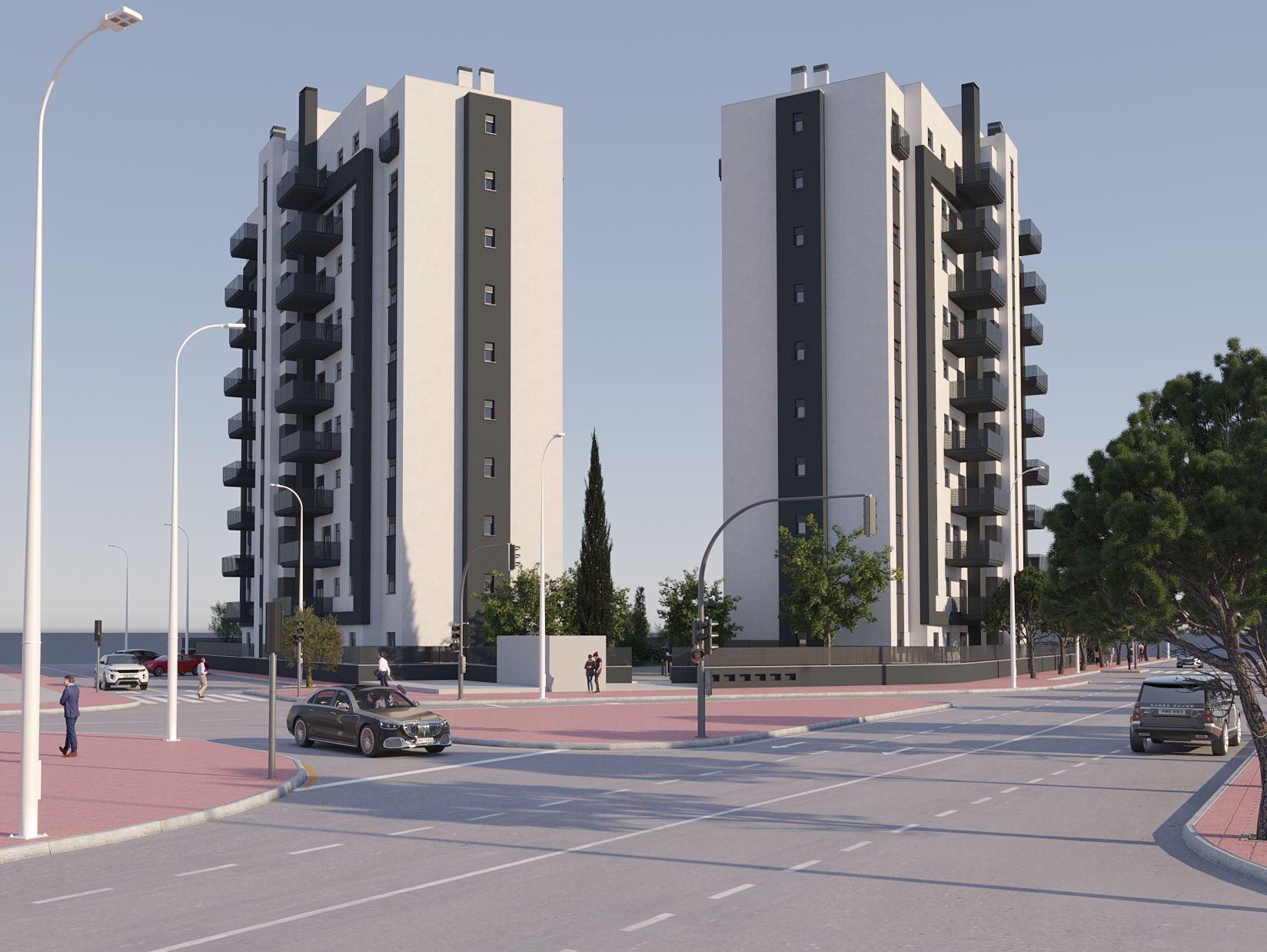 Exterior view of Flat for sale in Móstoles  with Heating, Parquet flooring and Terrace