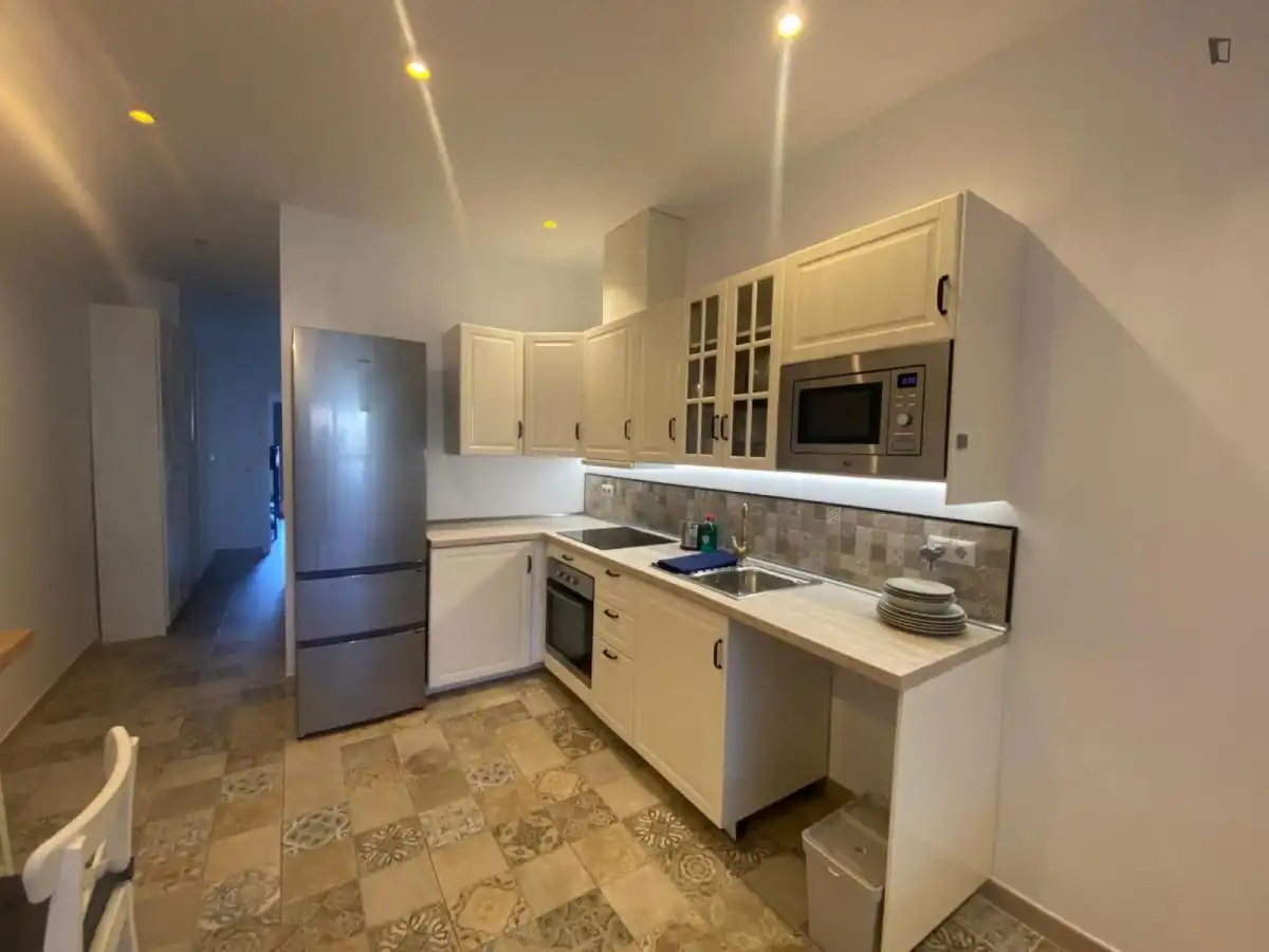 Cocina de Apartamento de alquiler en  Palma de Mallorca con Aire acondicionado, Amueblado y Horno