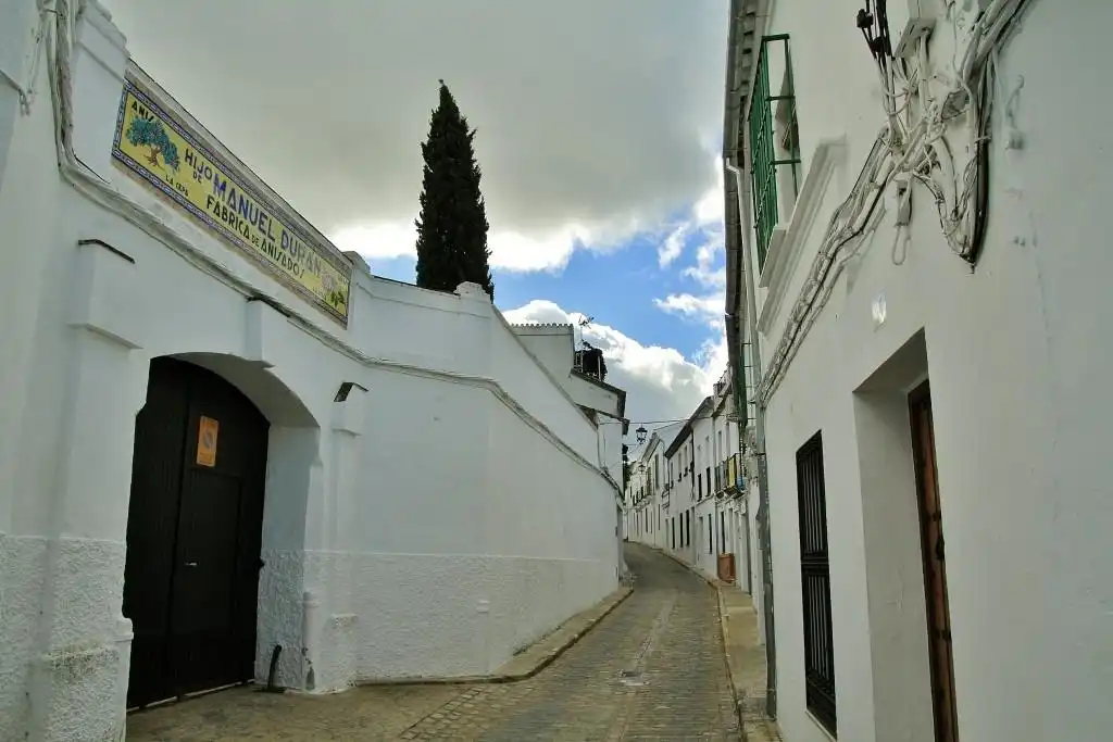 Vista exterior de Casa o xalet en venda en Cazalla de la Sierra amb Jardí privat, Traster i Piscina