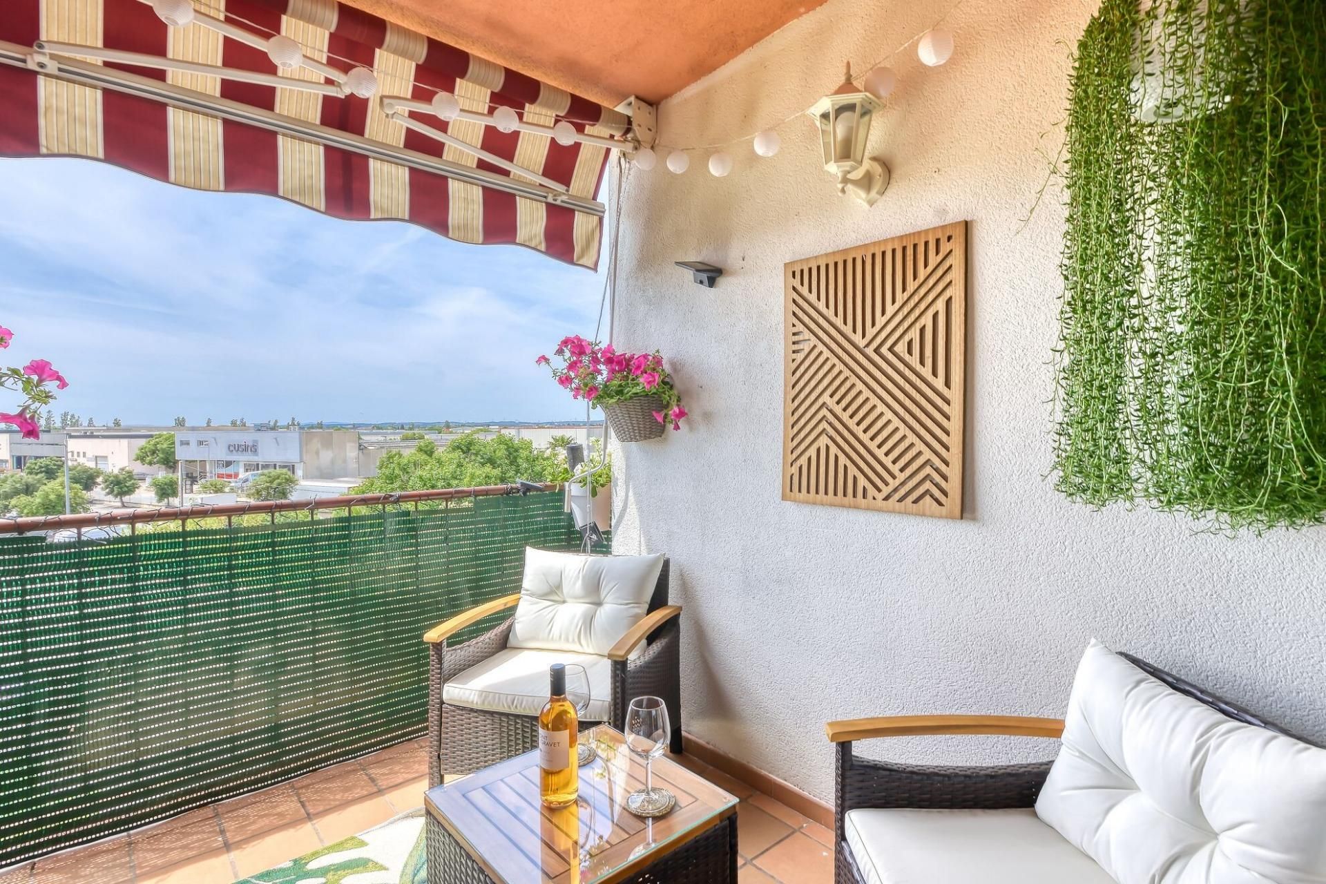 Balcony of Flat for sale in Figueres  with Air Conditioner and Balcony