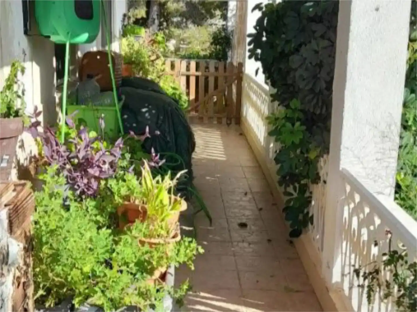 Balcony of Flat for sale in Llombai  with Air Conditioner, Private garden and Storage room