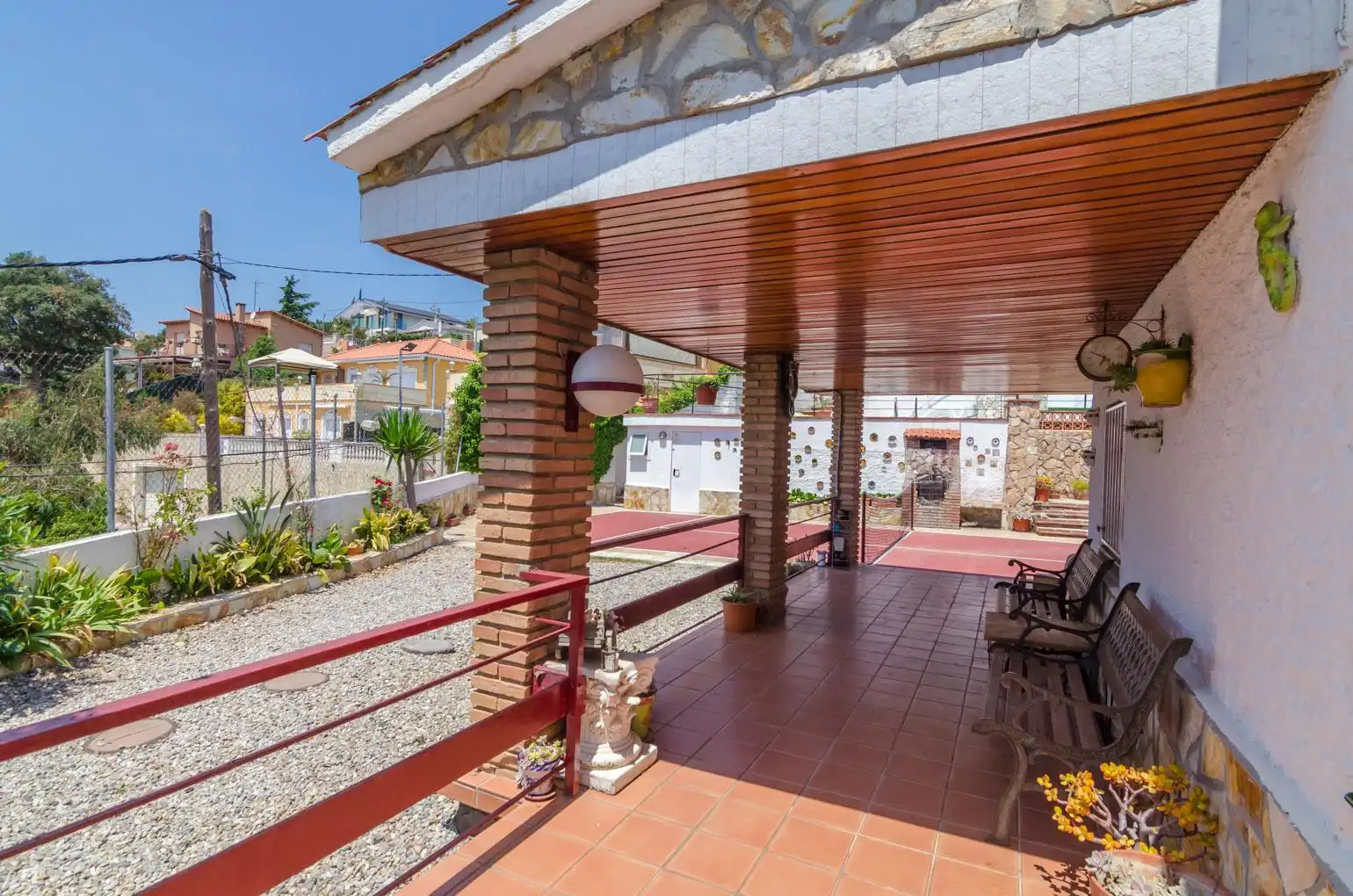Terraza de Casa o chalet en venta en Lloret de Mar con Jardín privado y Piscina