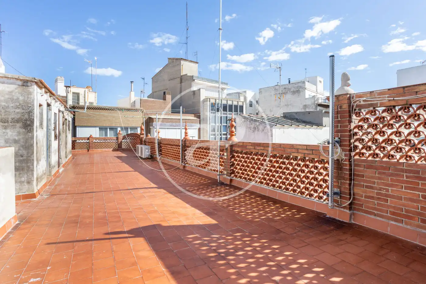 Terrasse von Wohnung zur Miete in Burriana / Borriana mit Heizung, Terrasse und Abstellraum