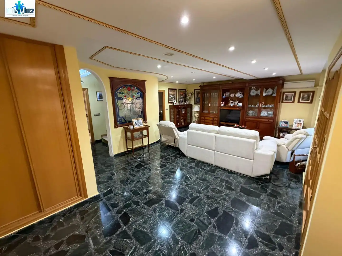Living room of Detached homes for sale in Albacete  with Air Conditioner, Heating and Private garden