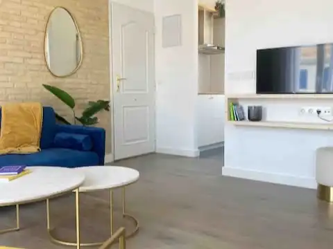 Living room of Flat for rent in  Valencia Capital  with Air Conditioner