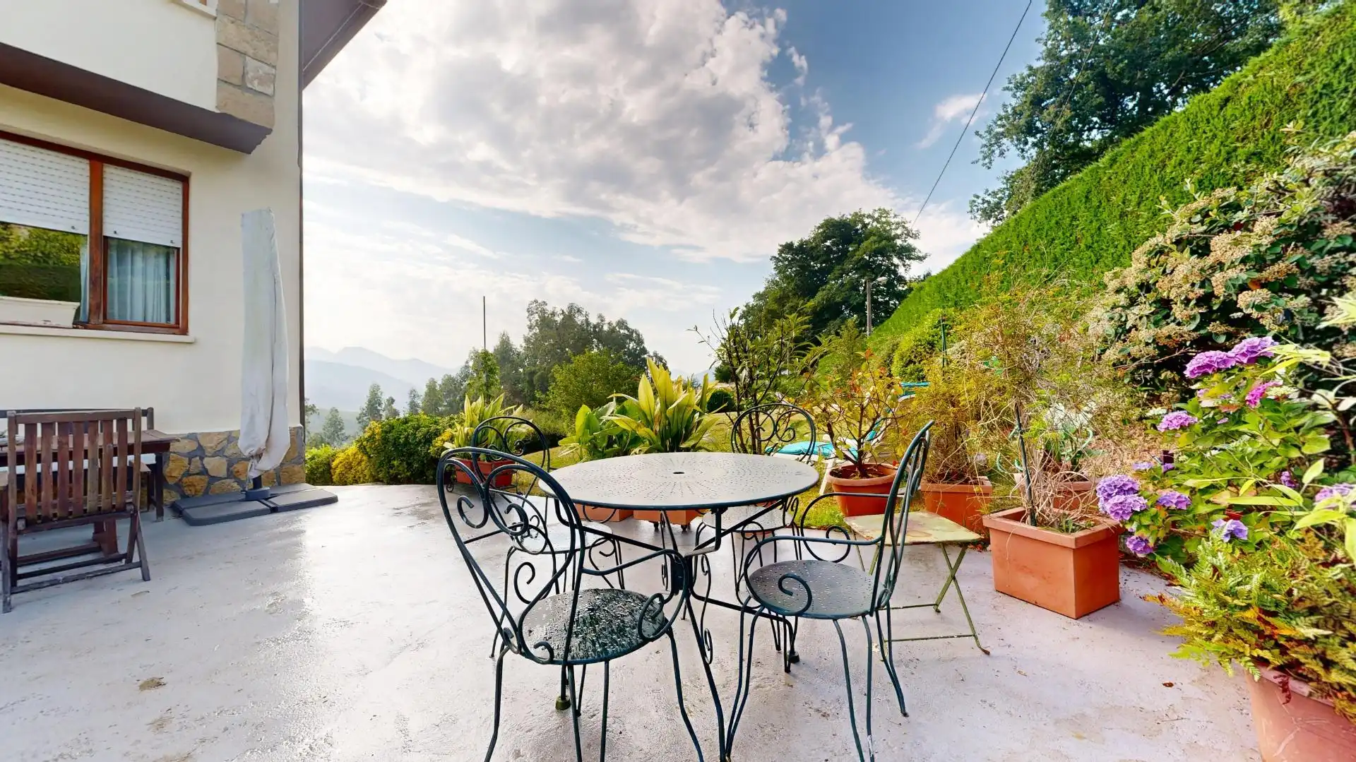 Terraza de Casa adosada en venta en Zalla  con Calefacción, Jardín privado y Terraza