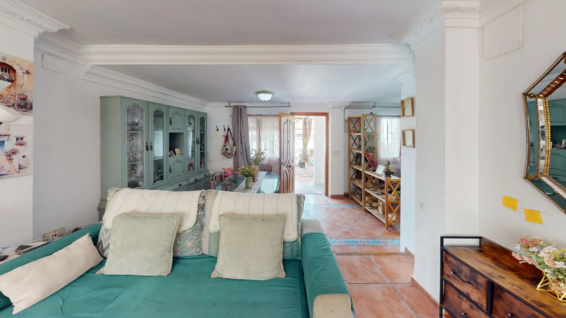 Sala d'estar de Casa o xalet en venda en Alicante / Alacant amb Aire condicionat, Terrassa i Traster