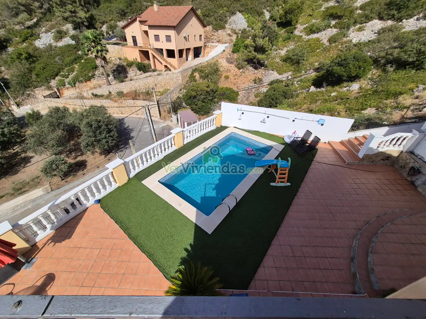 Piscina de Casa o chalet en venta en Olesa de Bonesvalls con Aire acondicionado, Calefacción y Jardín privado