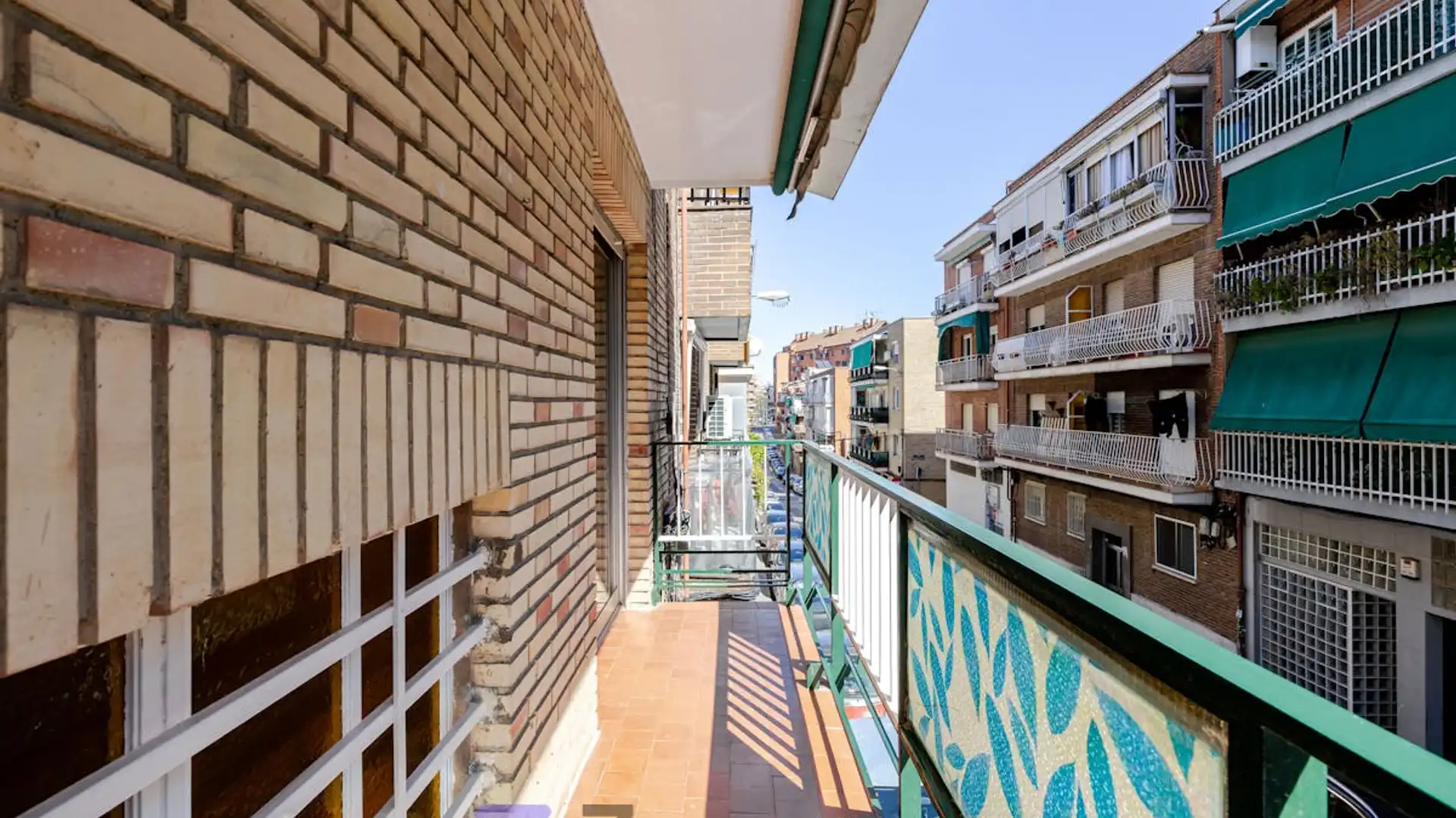 Balcony of Flat for rent in  Madrid Capital  with Heating, Parquet flooring and Terrace