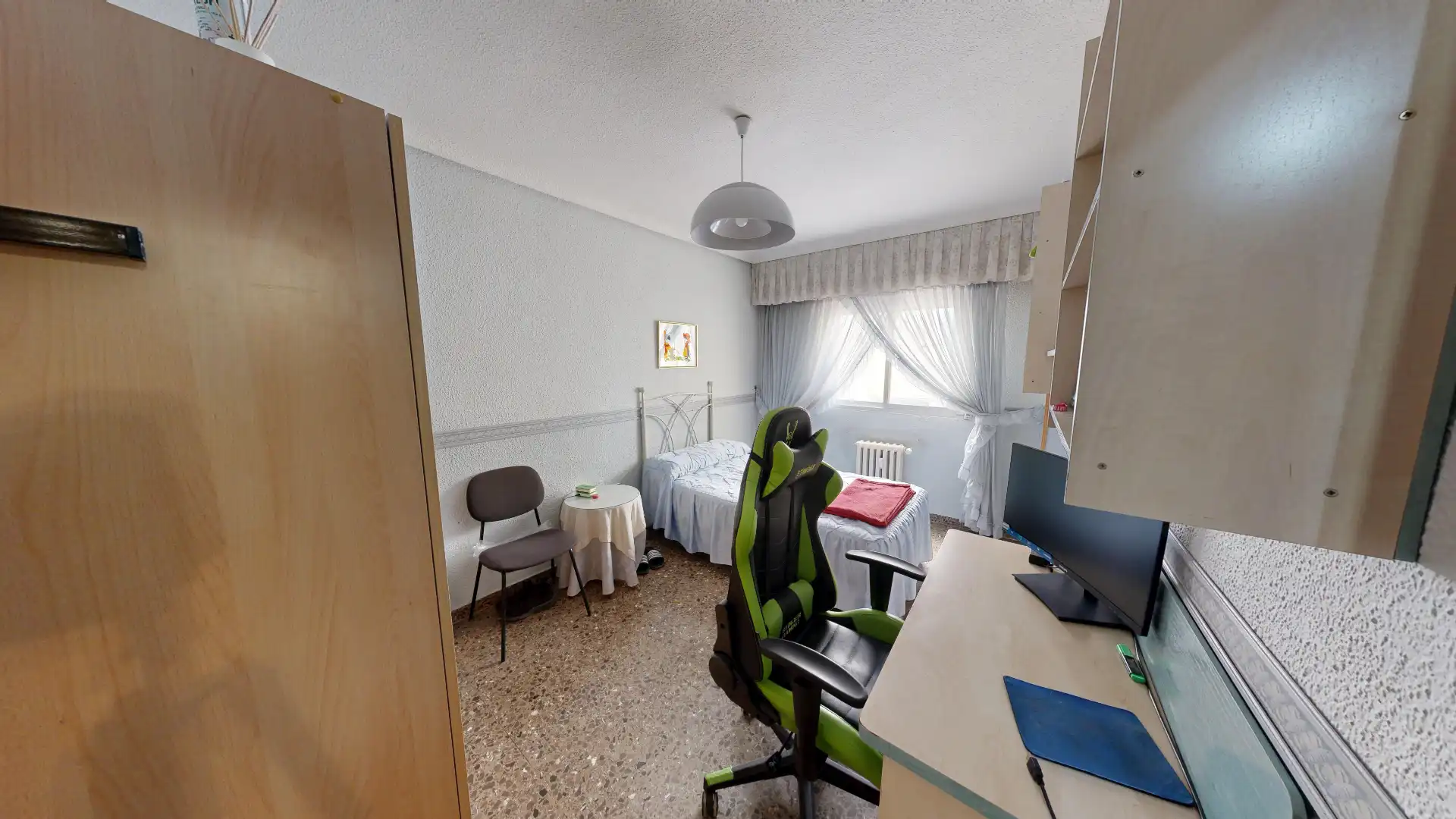Bedroom of Flat for sale in Albacete  with Air Conditioner, Heating and Furnished