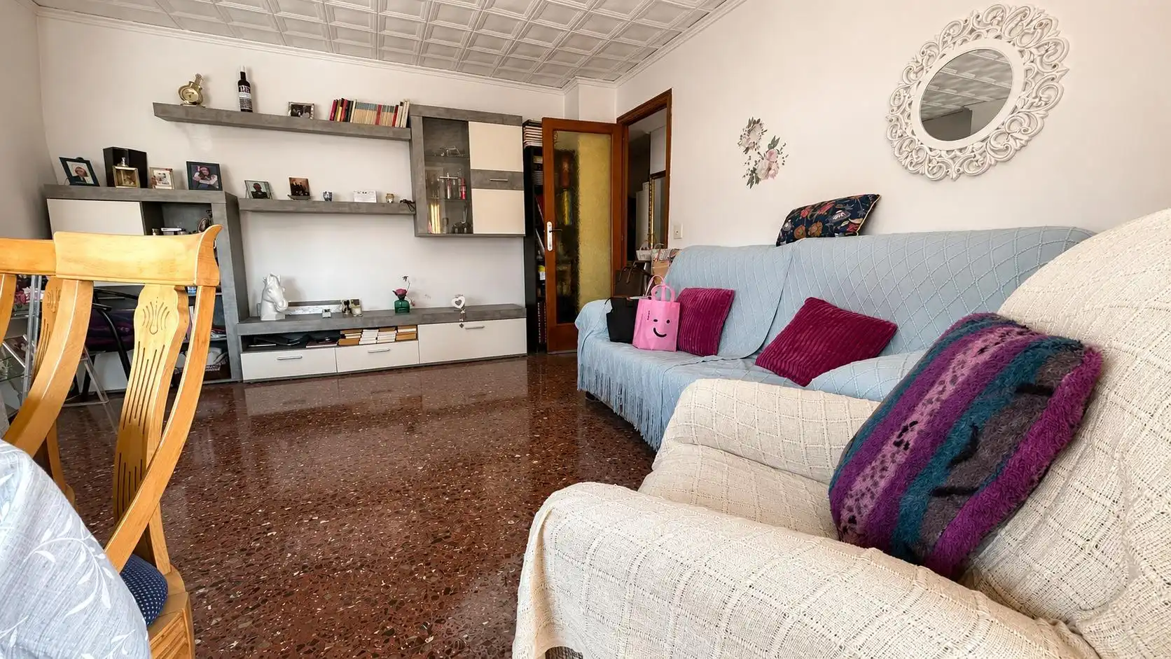 Wohnzimmer von Wohnung zum Verkauf in Cullera mit Balkon