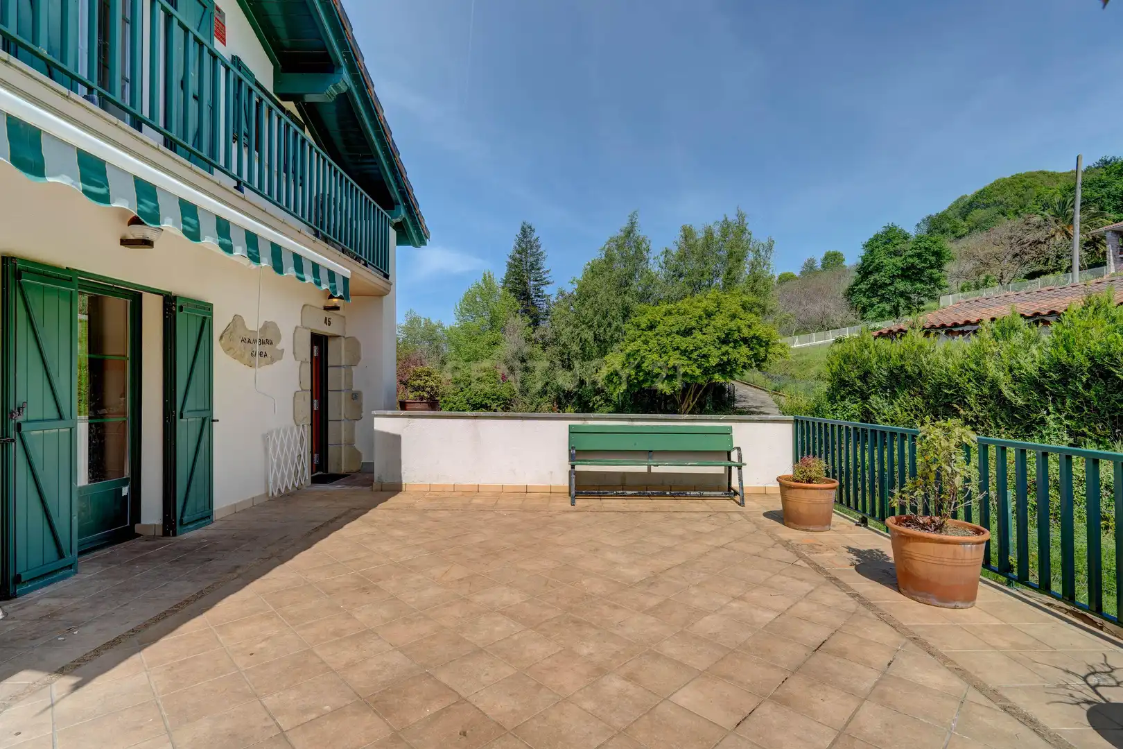 Terraza de Casa o chalet en venta en Irun  con Jardín privado