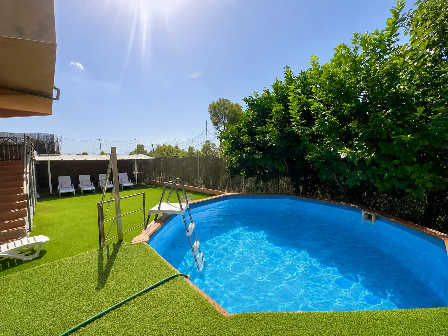 Piscina de Casa o xalet en venda en Rubí amb Aire condicionat, Calefacció i Jardí privat