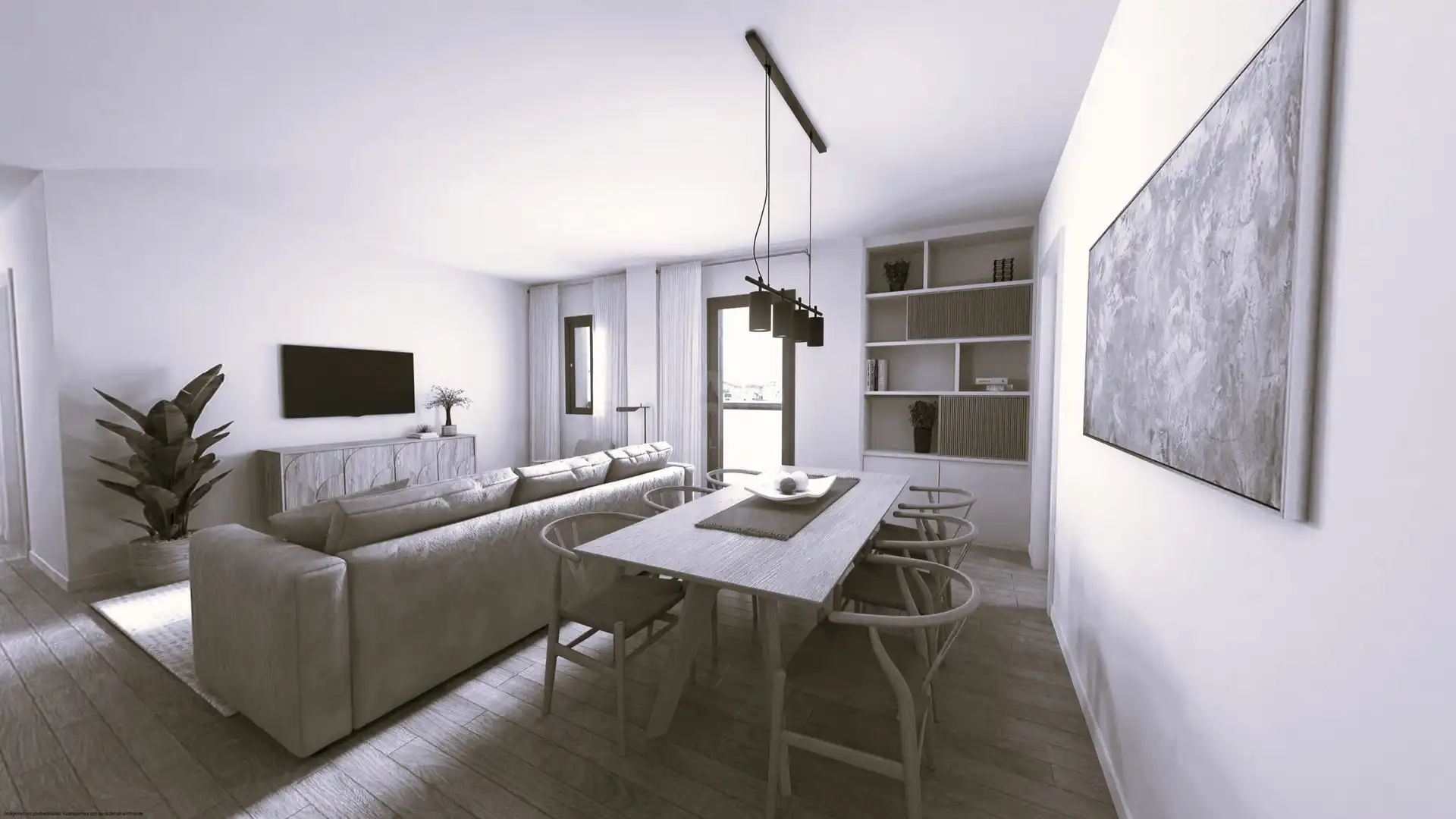 Sala d'estar de Pis en venda en Montcada i Reixac amb Aire condicionat, Calefacció i Terrassa
