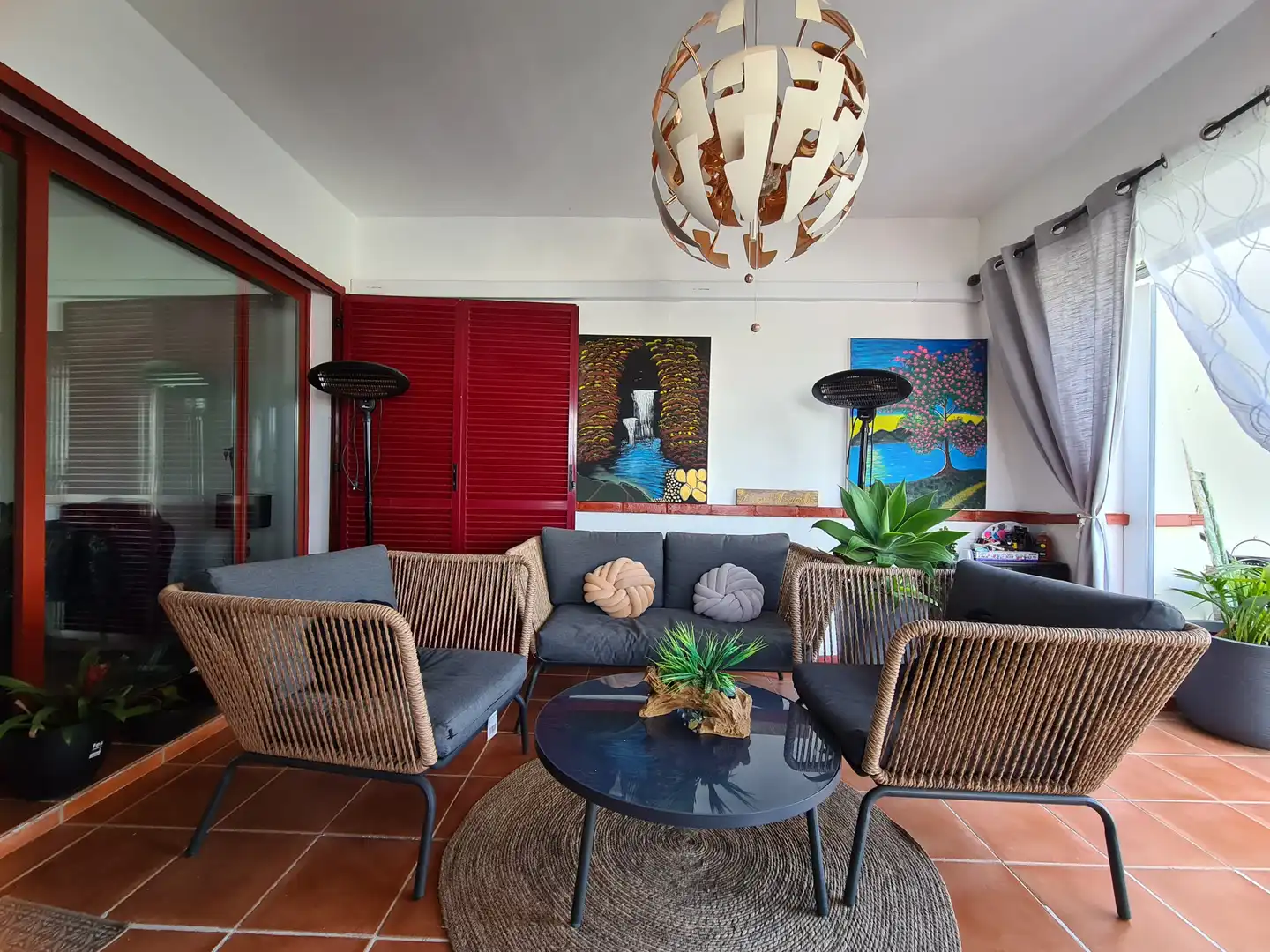 Living room of Apartments for sale in Casares  with Air Conditioner, Terrace and Swimming Pool