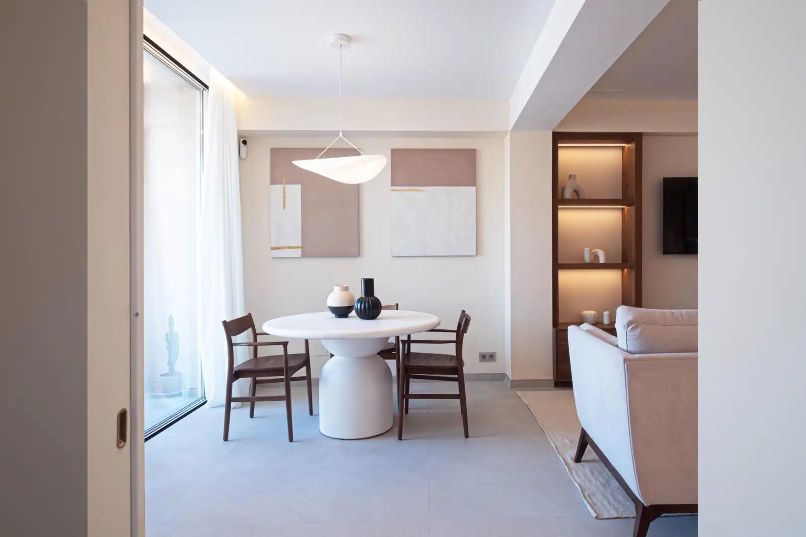 Dining room of Flat for sale in Málaga  with Air Conditioner, Heating and Terrace