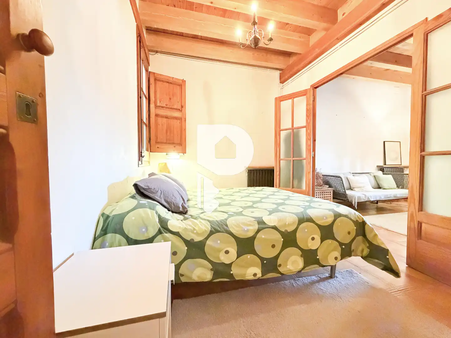 Habitación de Casa adosada en venta en Sant Vicenç Dels Horts con Aire acondicionado, Calefacción y Jardín privado