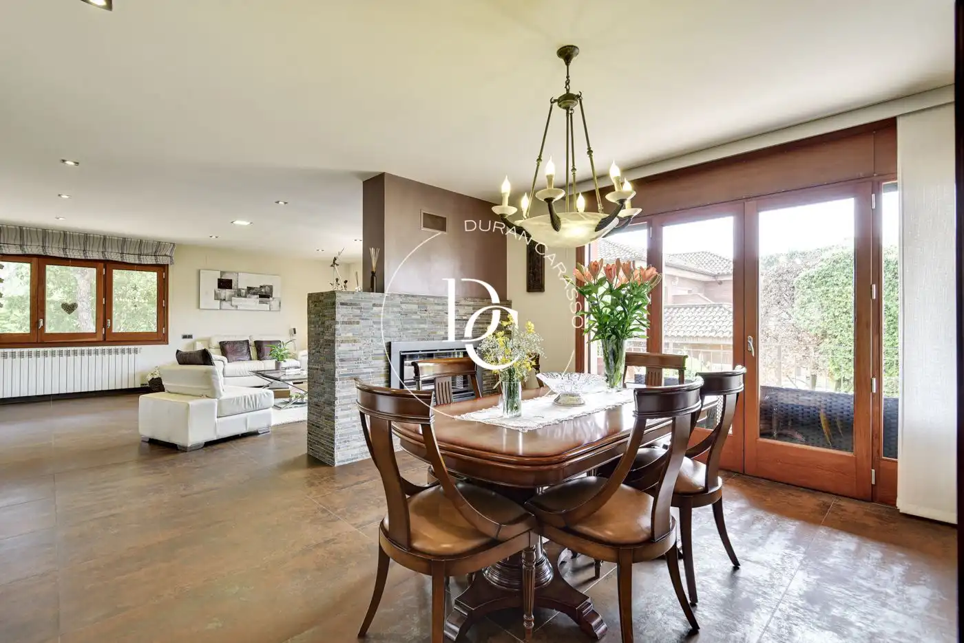 Dining room of Houses for sale in Cardedeu  with Heating, Private garden and Furnished