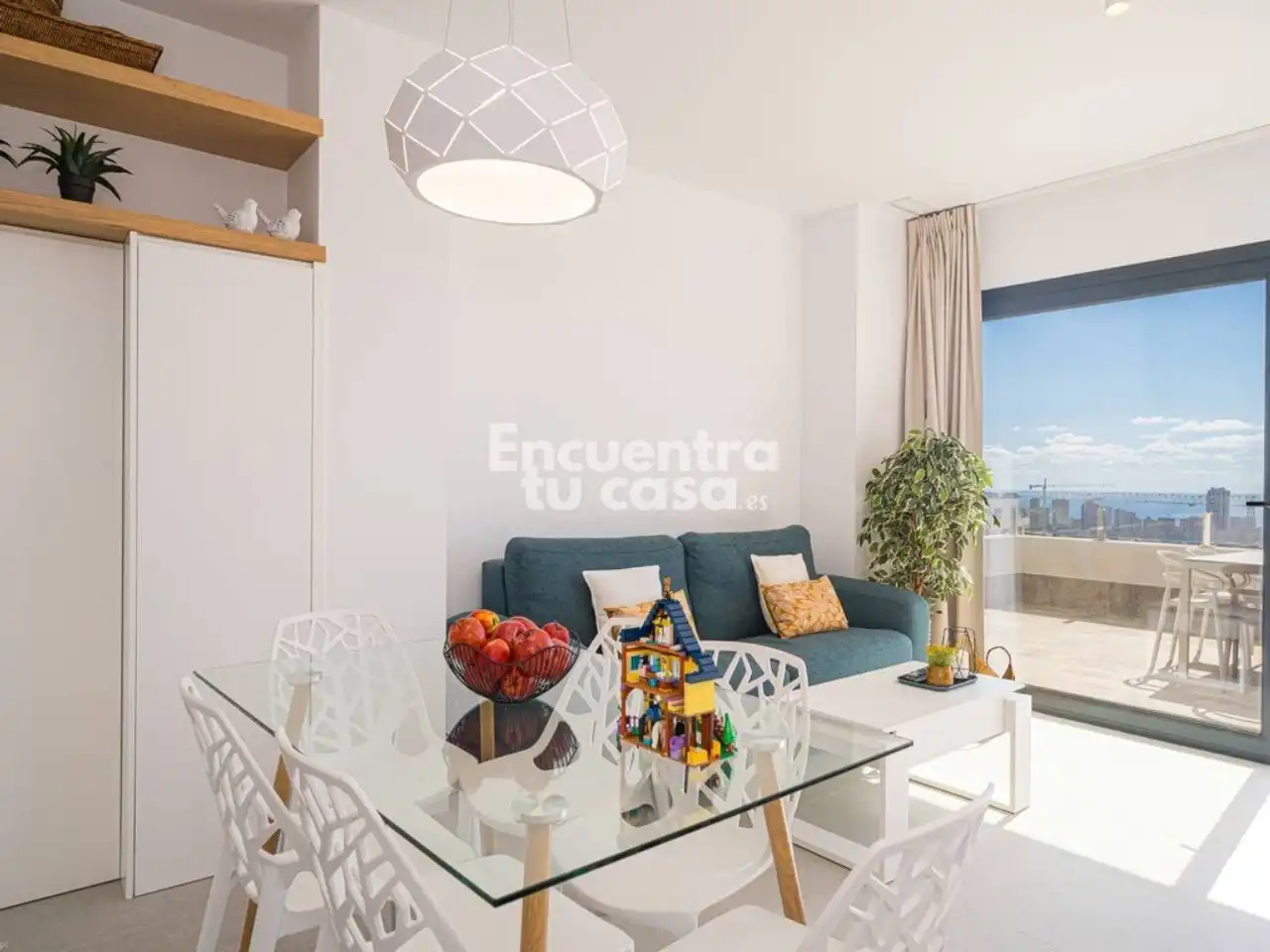 Living room of Attic for rent in Finestrat  with Air Conditioner, Heating and Terrace