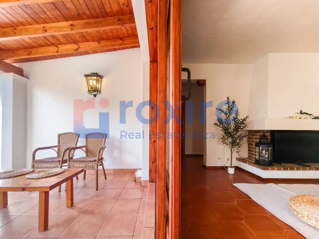 Sala de estar de Casa o chalet de alquiler en Sant Antoni de Portmany con Jardín privado, Terraza y Piscina