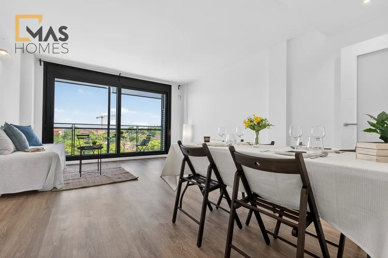 Esszimmer von Maisonette zum Verkauf in Sabadell mit Klimaanlage, Heizung und Parkett