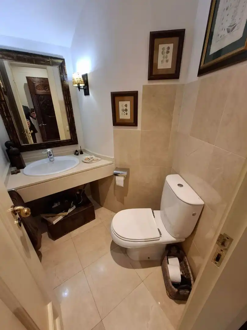 Baño de Casa o chalet en venta en Alicante / Alacant con Calefacción, Jardín privado y Terraza