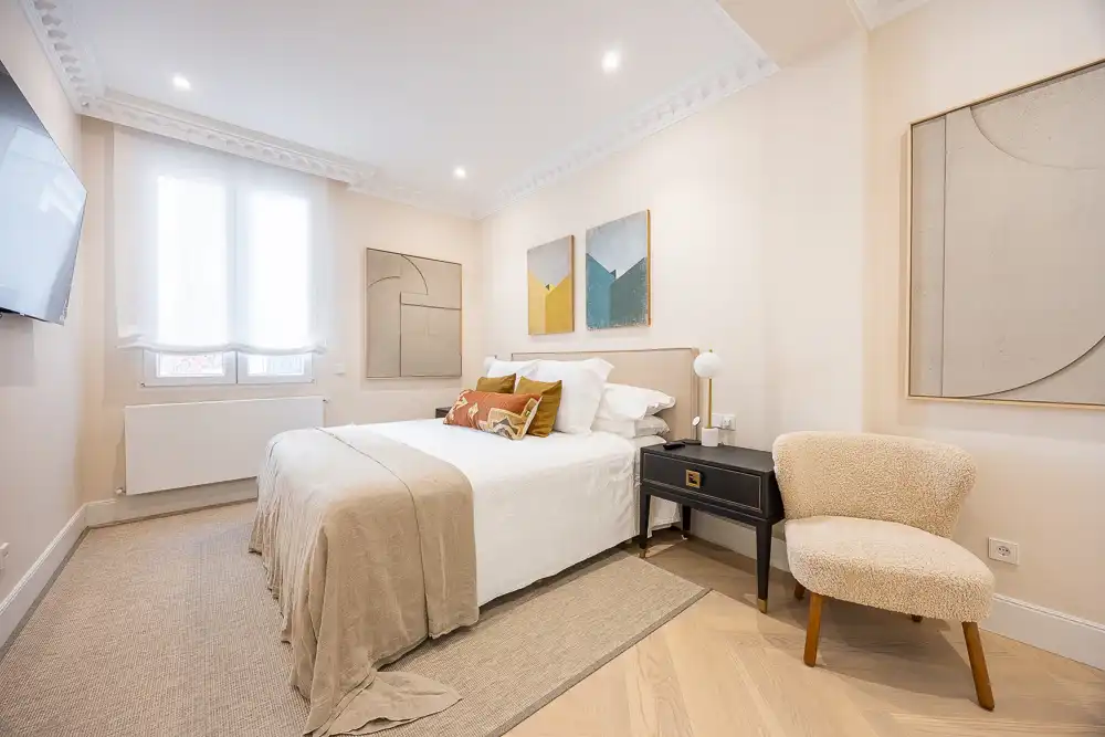 Schlafzimmer von Wohnung zum Verkauf in Madrid mit Klimaanlage, Heizung und Abstellraum