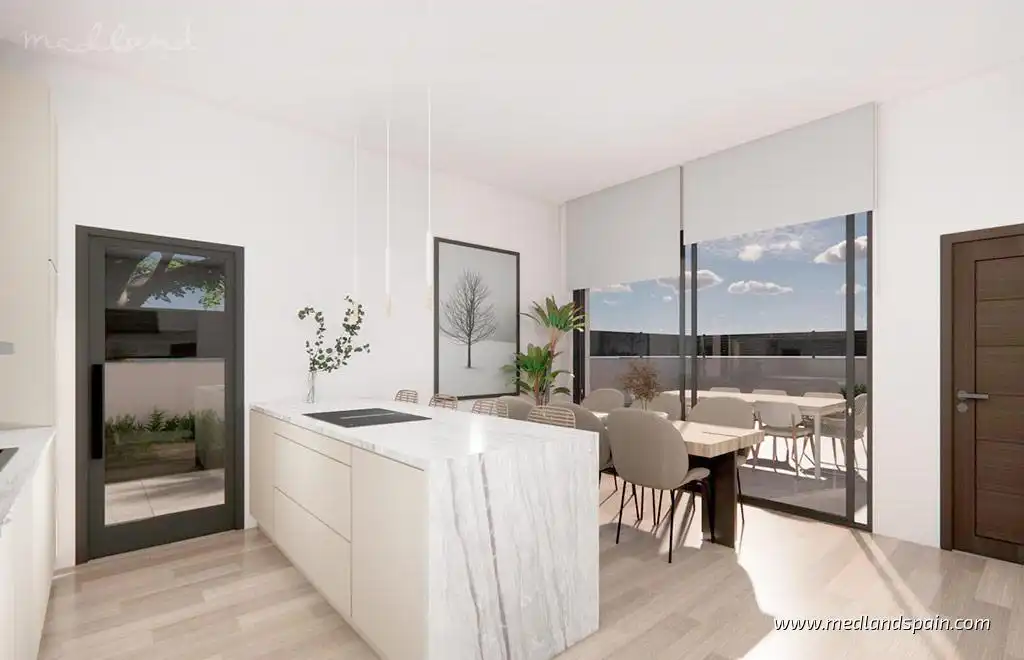 Cocina de Casa o chalet en venta en Rojales con Jardín privado, Terraza y Piscina