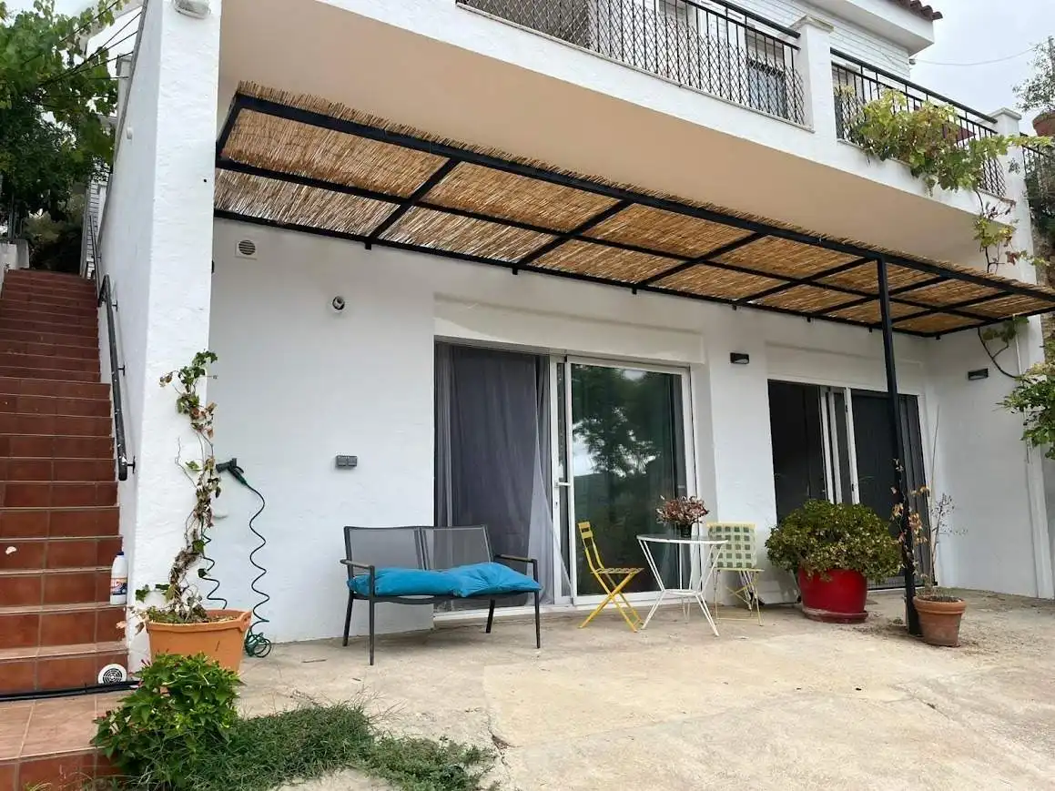 Terrassa de Pis de lloguer en Sant Pere de Ribes amb Aire condicionat, Jardí privat i Terrassa