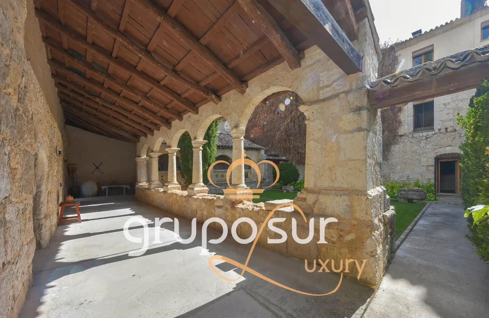 Terraza de Casa o chalet en venta en San Cebrián de Mazote con Calefacción, Jardín privado y Parquet