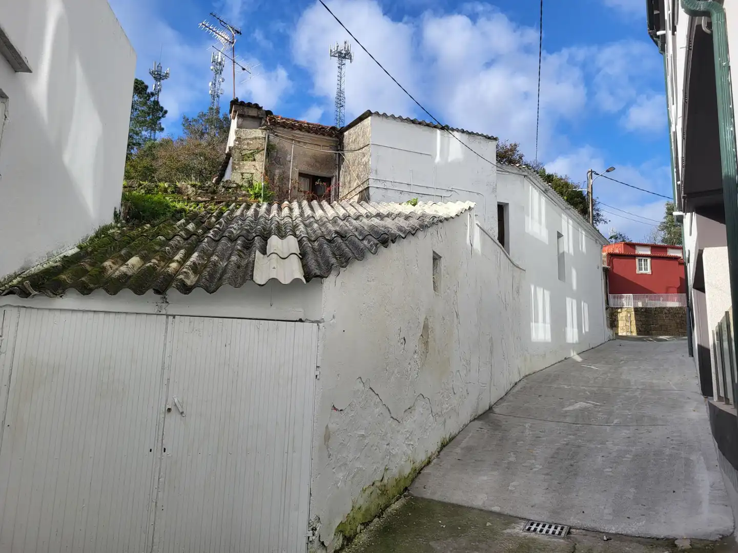 Vista exterior de Casa o chalet en venta en Boiro con Amueblado