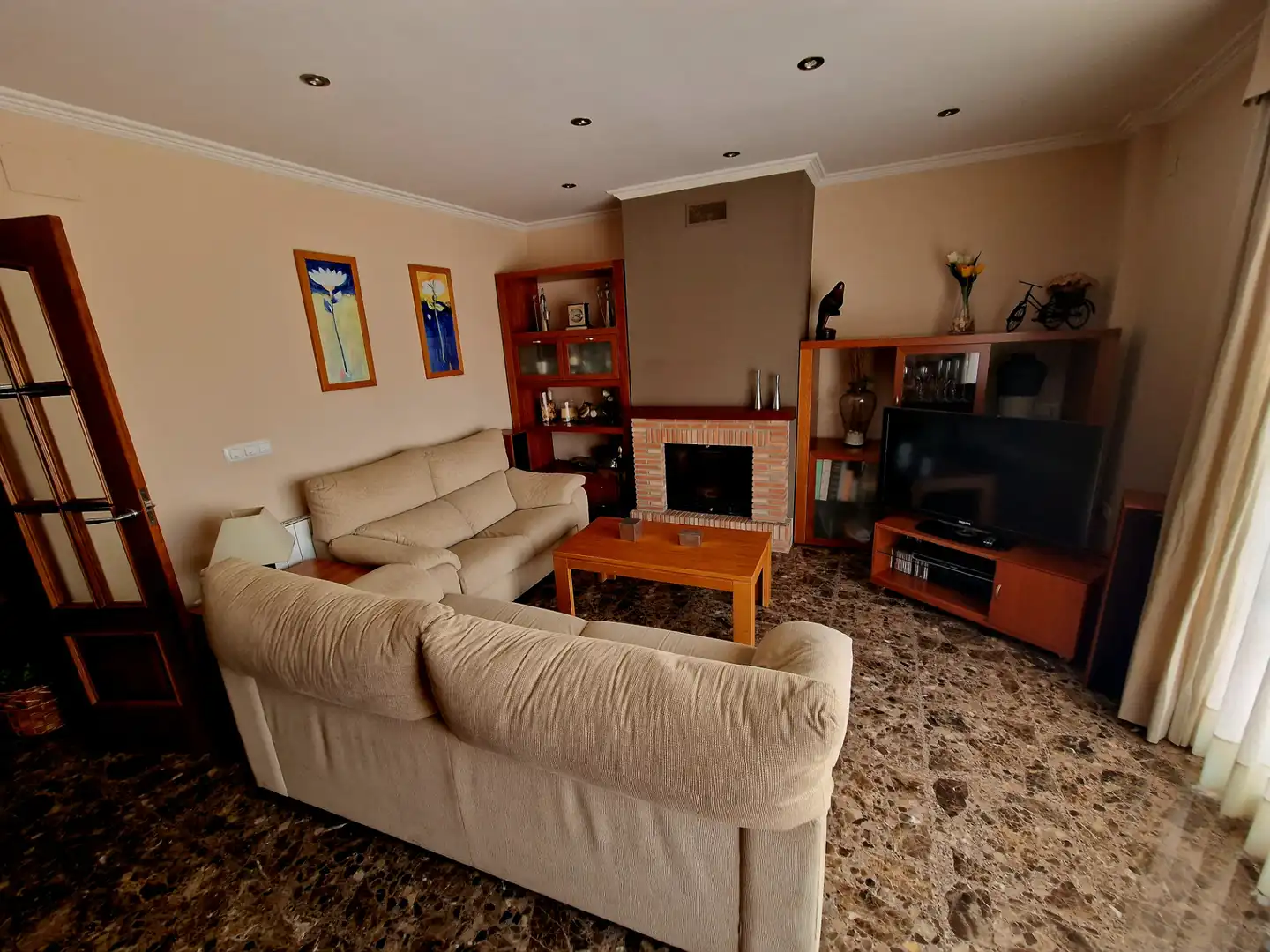 Sala de estar de Piso de alquiler en Vila-real con Calefacción, Trastero y Amueblado