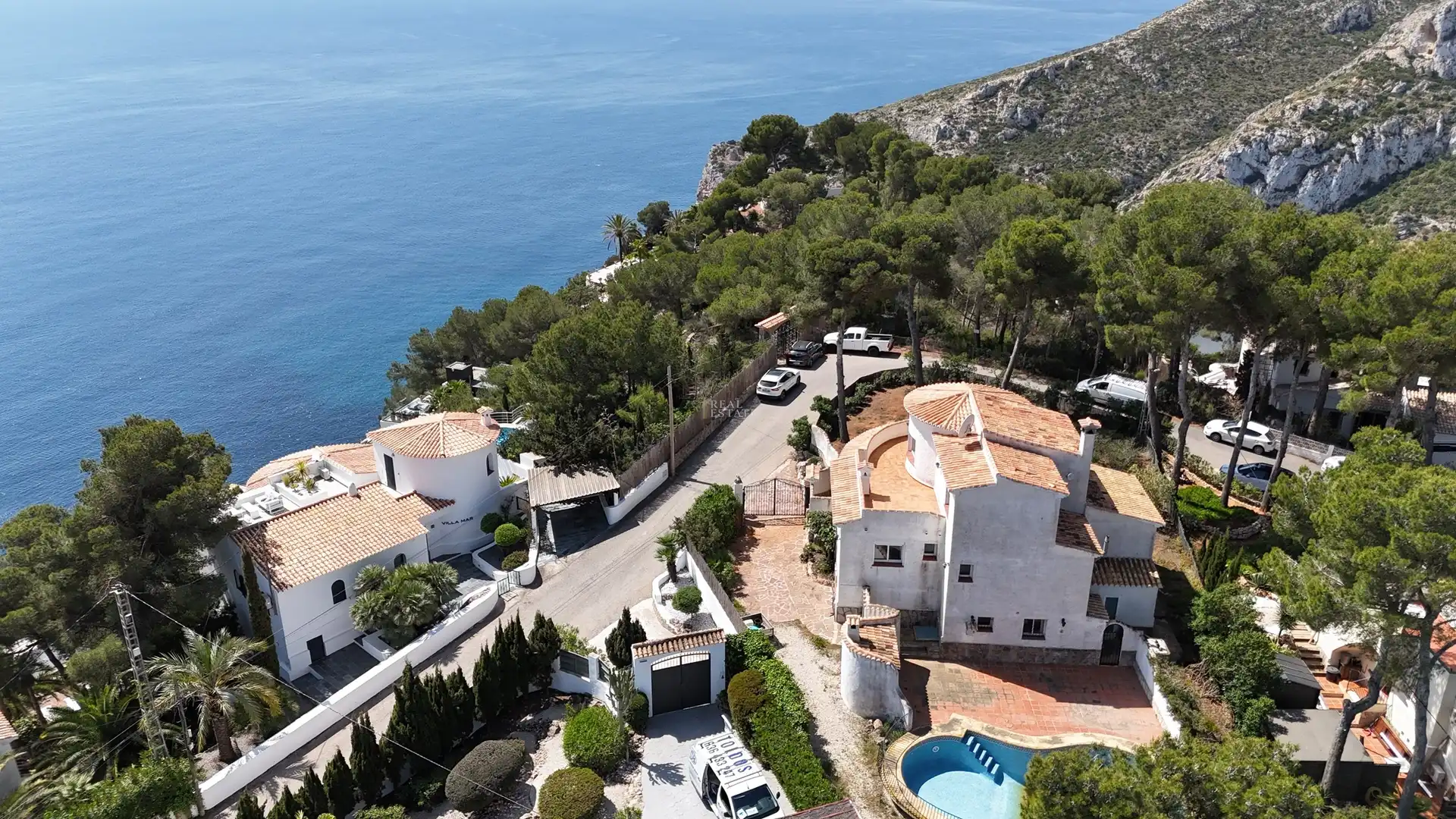 Exterior view of Houses for sale in Jávea / Xàbia  with Heating, Terrace and Swimming Pool