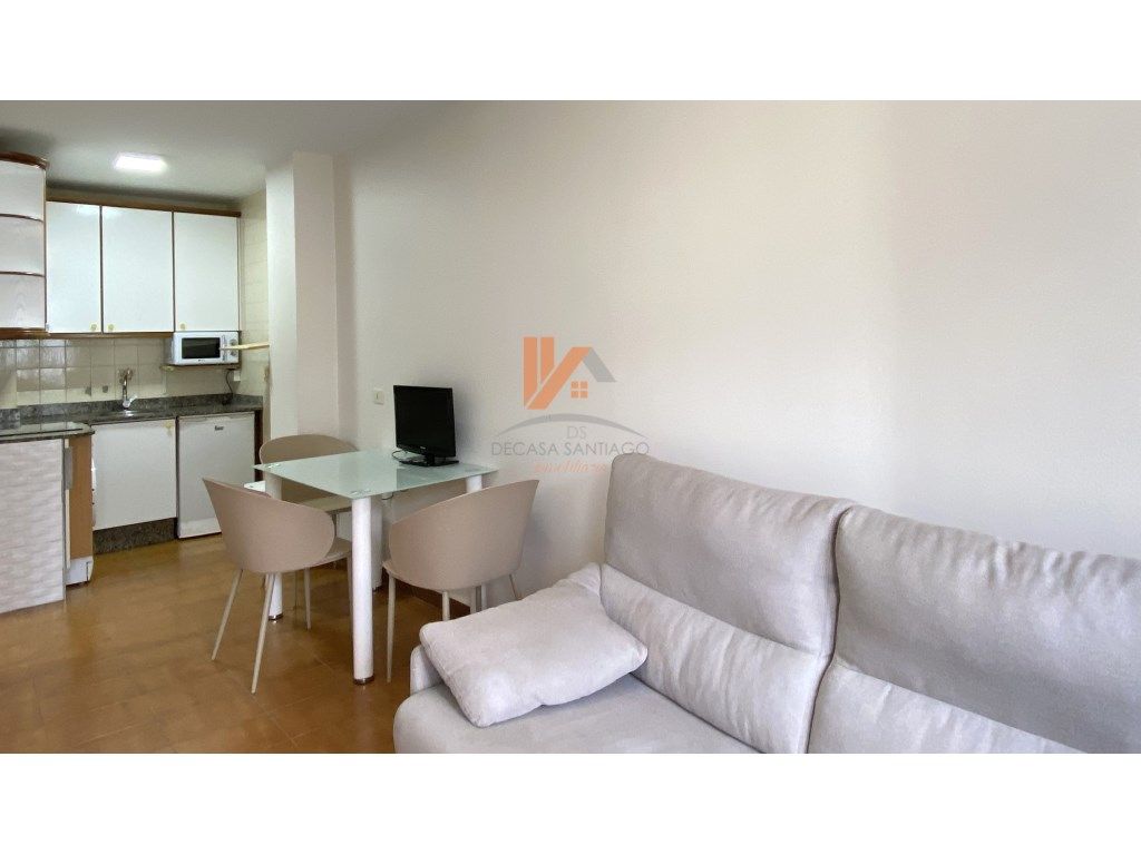 Living room of Apartment to rent in Santiago de Compostela   with Private garden and Furnished