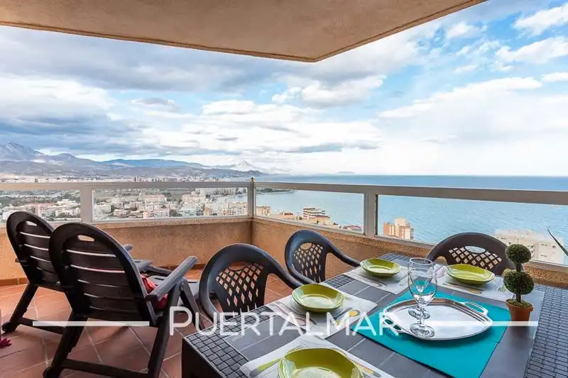 Terrace of Flat for rent in El Campello  with Air Conditioner, Heating and Terrace