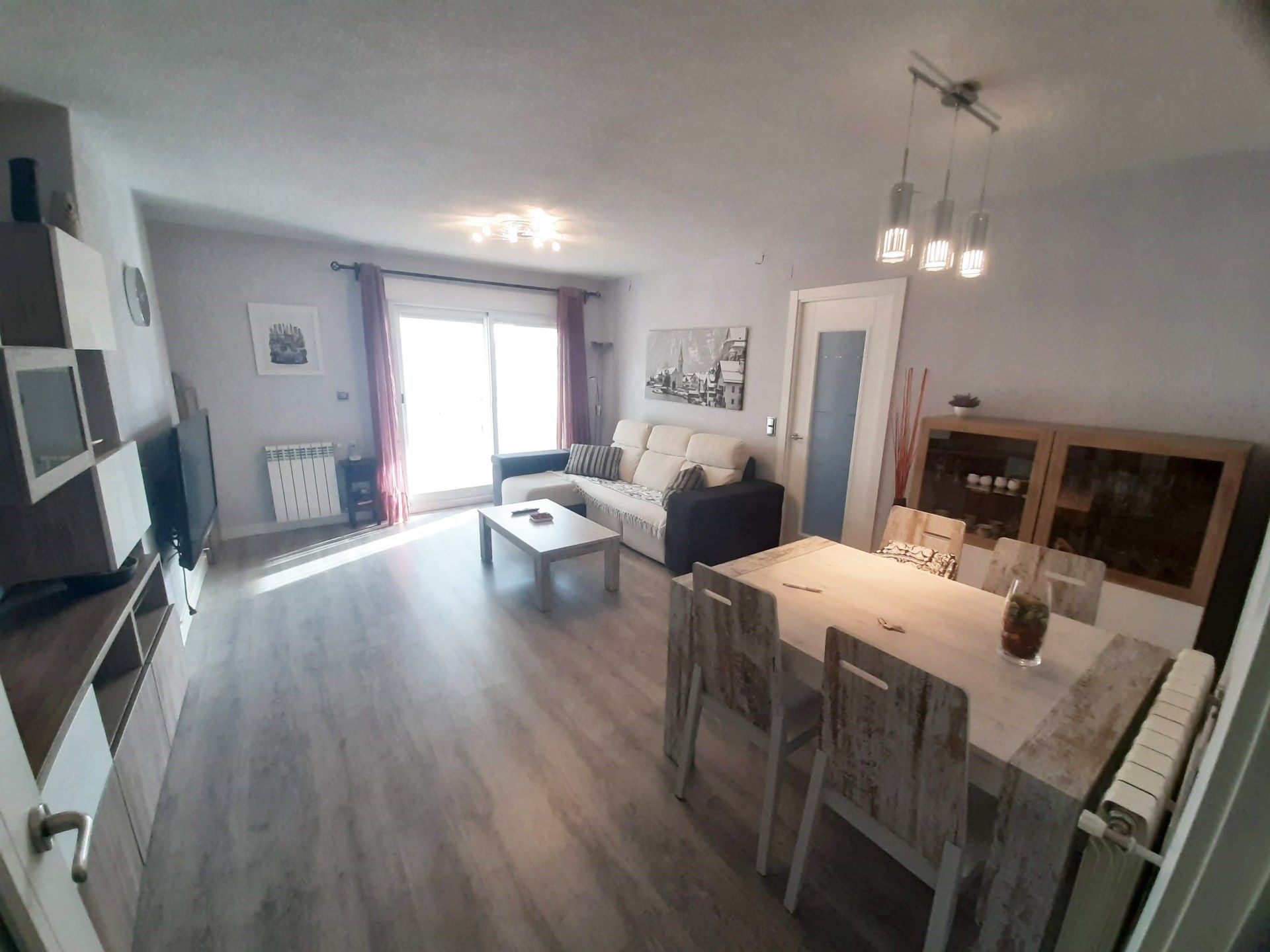 Living room of Flat for sale in Collado Villalba  with Heating, Terrace and Furnished