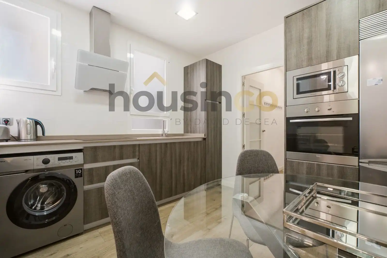Cocina de Piso de alquiler en Madrid con Aire acondicionado, Calefacción y Parquet