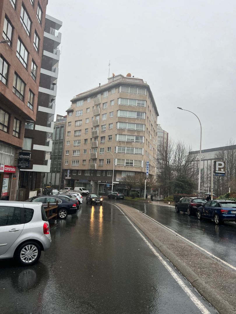 Exterior view of Flat to rent in A Coruña Capital   with Heating and Furnished