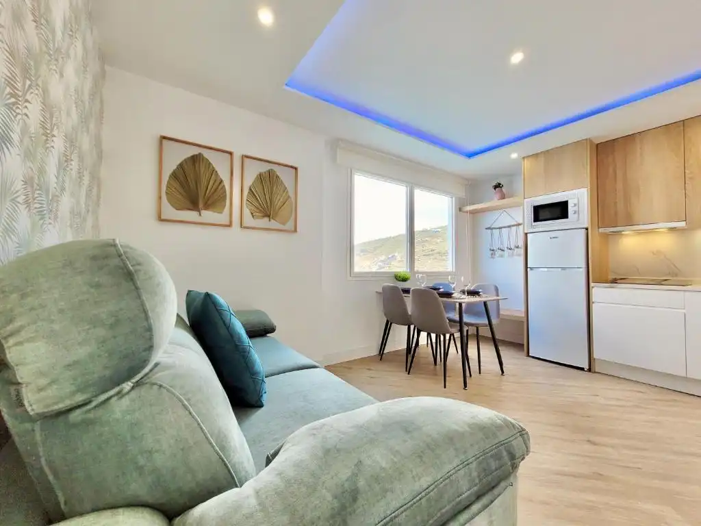 Sala d'estar de Apartament en venda en Tacoronte amb Terrassa, Moblat i Forn
