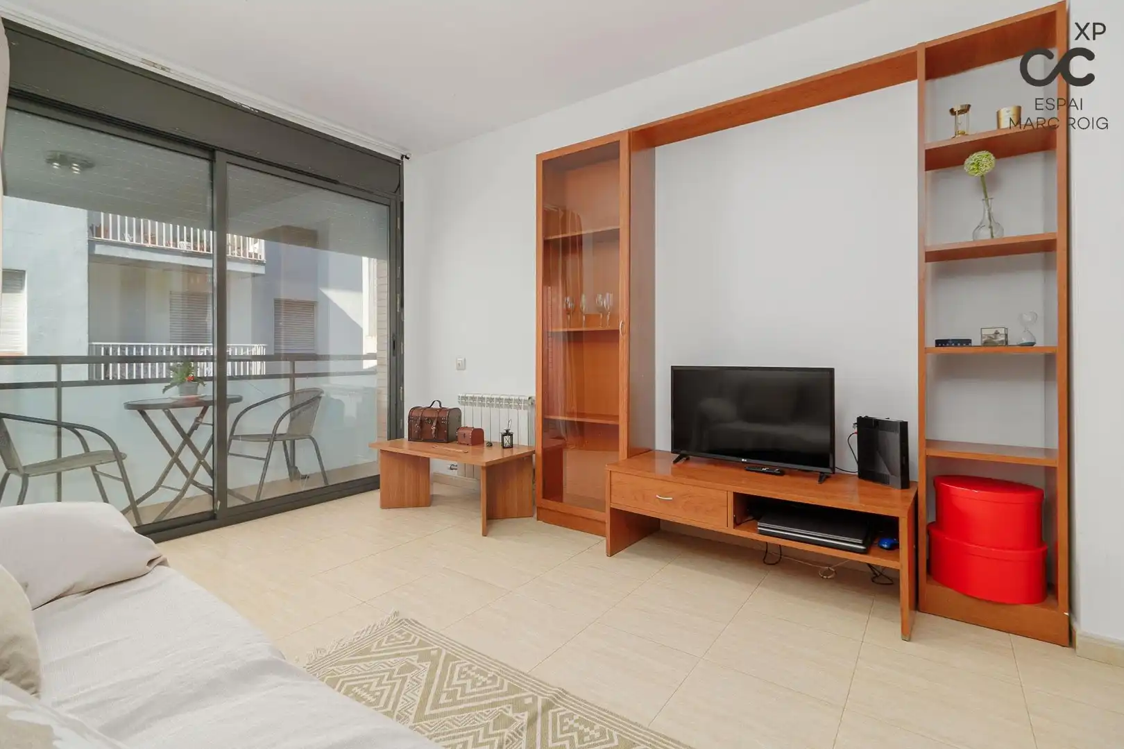 Schlafzimmer von Wohnung zum Verkauf in Figueres mit Heizung, Terrasse und Möbliert